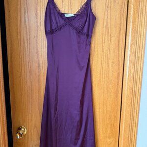 Altar'd State Midi Satin Lace Dress